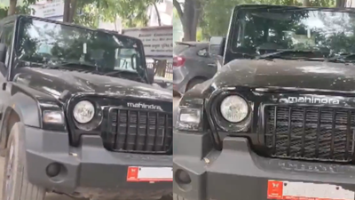 Delhi Accident: Thar crushes bike-borne man, woman in Delhi Cantt; both die | Delhi News