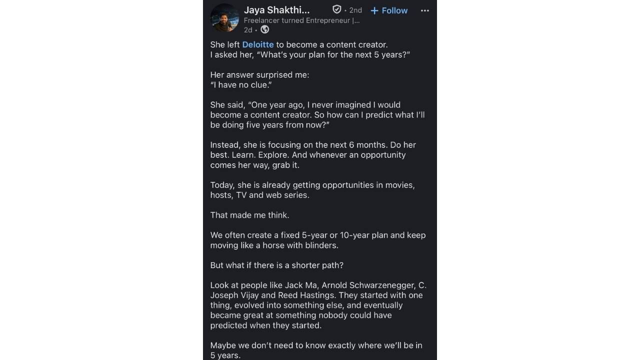 Woman quits ‘dream job’ at Deloitte to become content creator: ‘I have no clue’ about 5-year plan